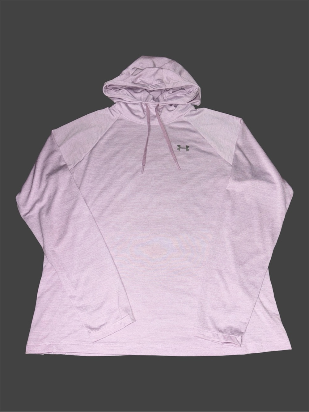 Under Armour women’s Light purple hoodie size XL loose fit heatgear lightweight.